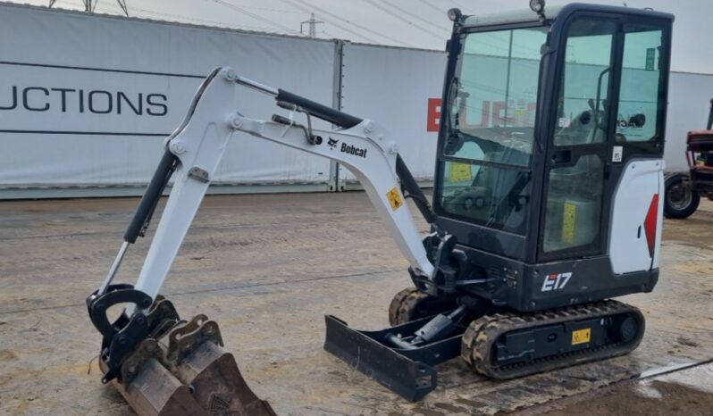 2019 Bobcat E17 Mini Excavators For Auction: Leeds -27th, 28th, 29th, 30th November 24 @ 8:00am