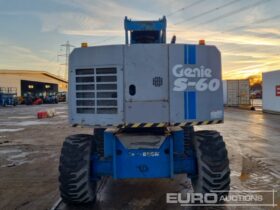 Genie S-60/223 Manlifts For Auction: Leeds -27th, 28th, 29th, 30th November 24 @ 8:00am full