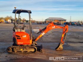 2016 Kubota U17-3A Mini Excavators For Auction: Leeds -27th, 28th, 29th, 30th November 24 @ 8:00am full