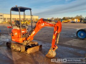 2016 Kubota U17-3A Mini Excavators For Auction: Leeds -27th, 28th, 29th, 30th November 24 @ 8:00am full