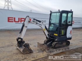 2019 Bobcat E17 Mini Excavators For Auction: Leeds -27th, 28th, 29th, 30th November 24 @ 8:00am