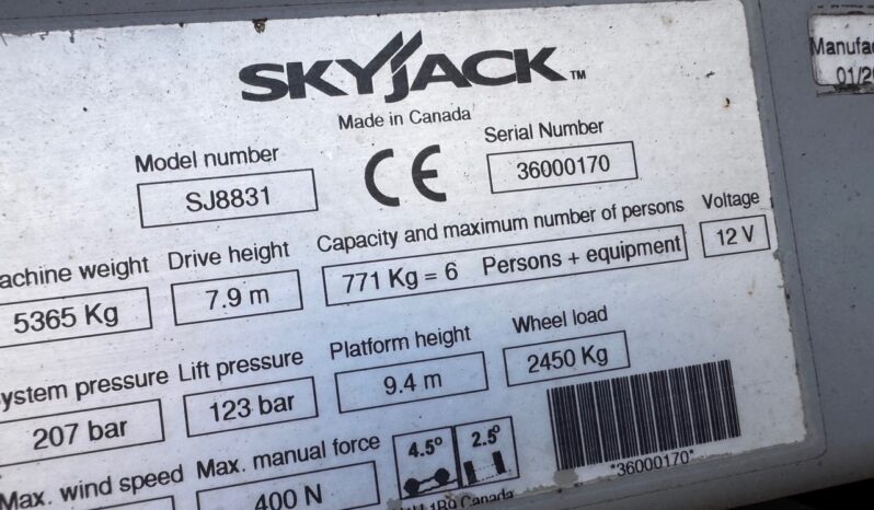 SKYJACK SJ8831 full