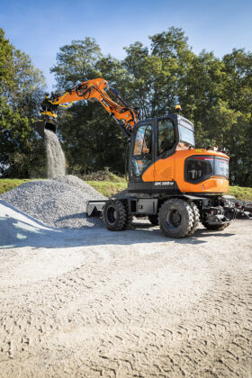 New 2024 Develon DX100W-7 Wheeled Excavators full