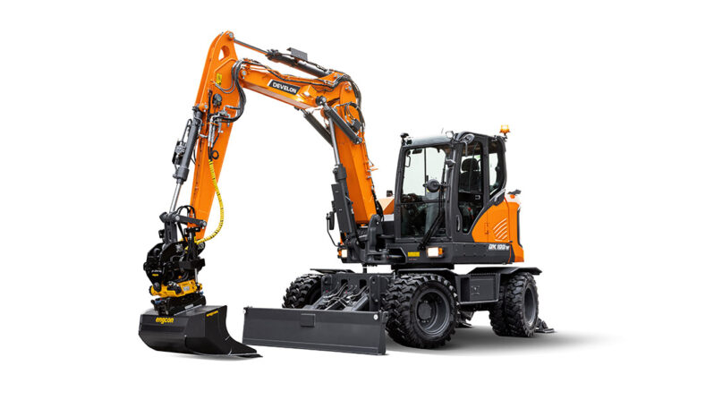 New 2024 Develon DX100W-7 Wheeled Excavators full