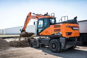 New 2024 Develon DX140W-7 Wheeled Excavators