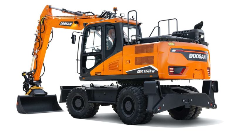 New 2024 Develon DX160W-7 Wheeled Excavators full