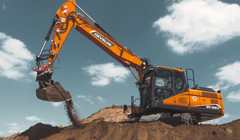 New 2024 Develon DX190W-7 Wheeled Excavators