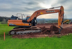 New 2024 Develon DX225LC-7 Tracked Excavators full