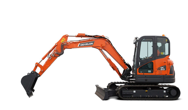 New 2024 Develon DX63-3 Mini Excavators