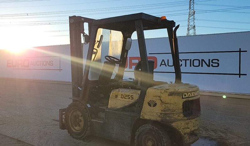 Daewoo D25S-3 Forklifts For Auction: Leeds -27th, 28th, 29th, 30th November 24 @ 8:00am full