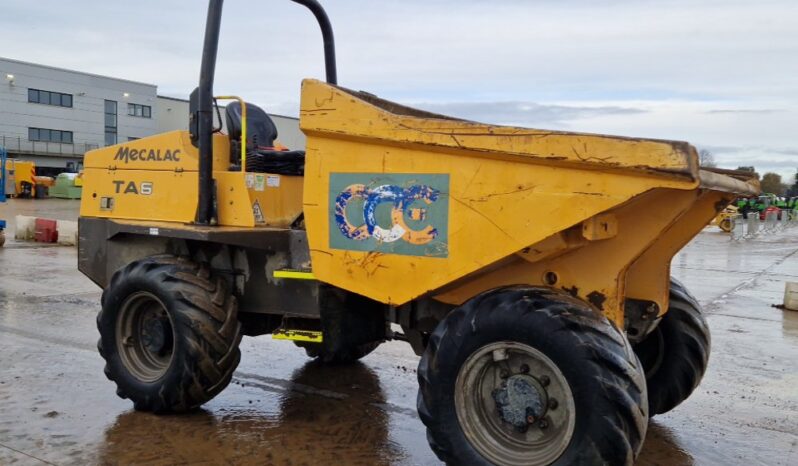 2018 Mecalac TA6 Site Dumpers For Auction: Leeds -27th, 28th, 29th, 30th November 24 @ 8:00am full