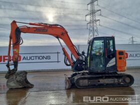 2018 Hitachi ZX85USB-5A 6 Ton+ Excavators For Auction: Leeds -27th, 28th, 29th, 30th November 24 @ 8:00am full