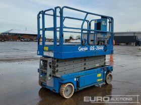 Genie GS2646 Manlifts For Auction: Leeds -27th, 28th, 29th, 30th November 24 @ 8:00am full