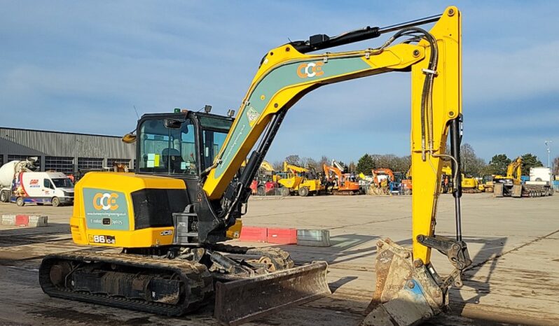 2021 JCB 86C-2 6 Ton+ Excavators For Auction: Leeds -27th, 28th, 29th, 30th November 24 @ 8:00am full