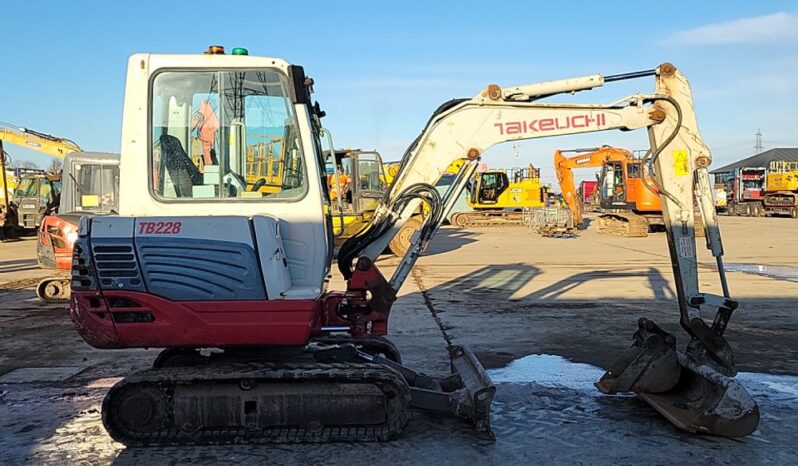 2015 Takeuchi TB228 Mini Excavators For Auction: Leeds -27th, 28th, 29th, 30th November 24 @ 8:00am full