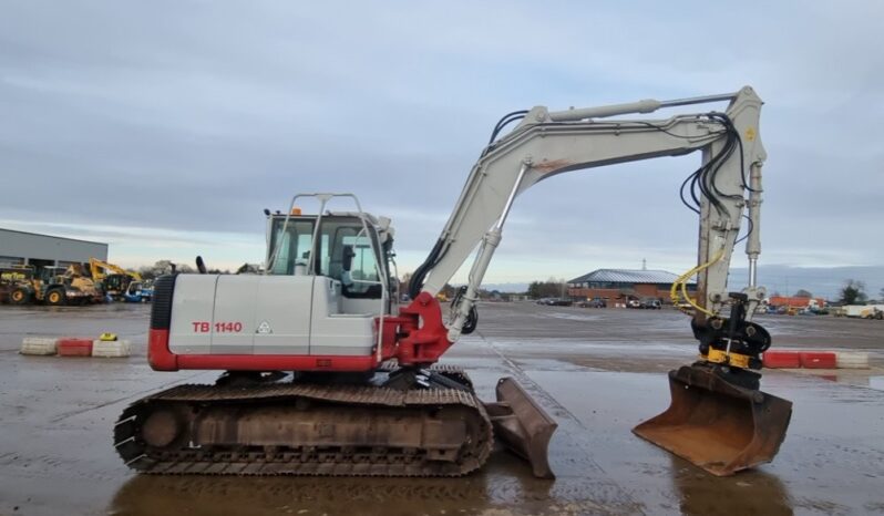 2012 Takeuchi TB1140 10 Ton+ Excavators For Auction: Leeds -27th, 28th, 29th, 30th November 24 @ 8:00am full