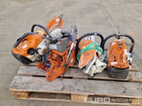 Stihl Petrol Quick Cut Saw (4 of) (Spares) Asphalt / Concrete Equipment For Auction: Leeds -27th, 28th, 29th, 30th November 24 @ 8:00am full