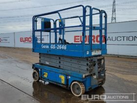 Genie GS2646 Manlifts For Auction: Leeds -27th, 28th, 29th, 30th November 24 @ 8:00am full