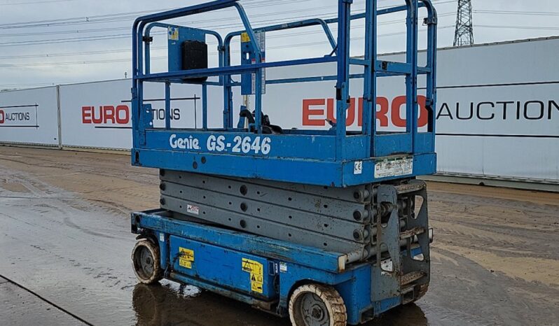 Genie GS2646 Manlifts For Auction: Leeds -27th, 28th, 29th, 30th November 24 @ 8:00am full