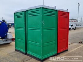 Armal Portable Single Toilet Block (4 of) (Cannot Be Reconsigned) Containers For Auction: Leeds -27th, 28th, 29th, 30th November 24 @ 8:00am full