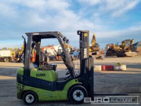 2015 Clark C20SD Forklifts For Auction: Leeds -27th, 28th, 29th, 30th November 24 @ 8:00am full