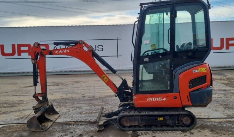 2017 Kubota KX016-4 Mini Excavators For Auction: Leeds -27th, 28th, 29th, 30th November 24 @ 8:00am full