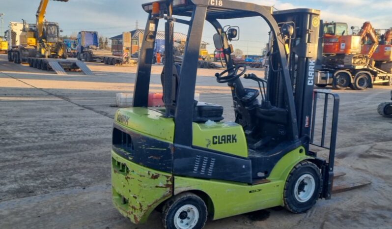 2016 Clark C18D Forklifts For Auction: Leeds -27th, 28th, 29th, 30th November 24 @ 8:00am full