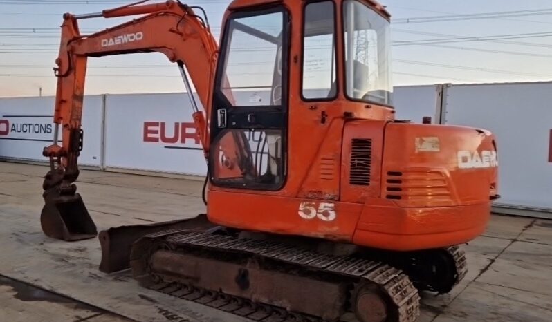 Daewoo S55 Mini Excavators For Auction: Leeds -27th, 28th, 29th, 30th November 24 @ 8:00am full