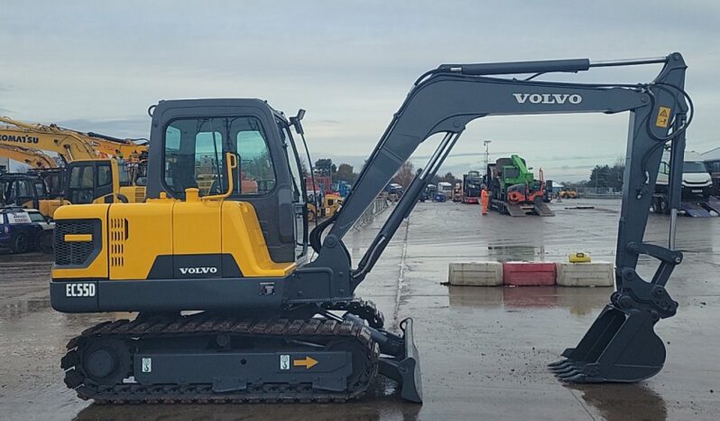 2019 Volvo EC55D Mini Excavators For Auction: Leeds -27th, 28th, 29th, 30th November 24 @ 8:00am full