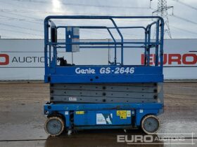 Genie GS2646 Manlifts For Auction: Leeds -27th, 28th, 29th, 30th November 24 @ 8:00am full