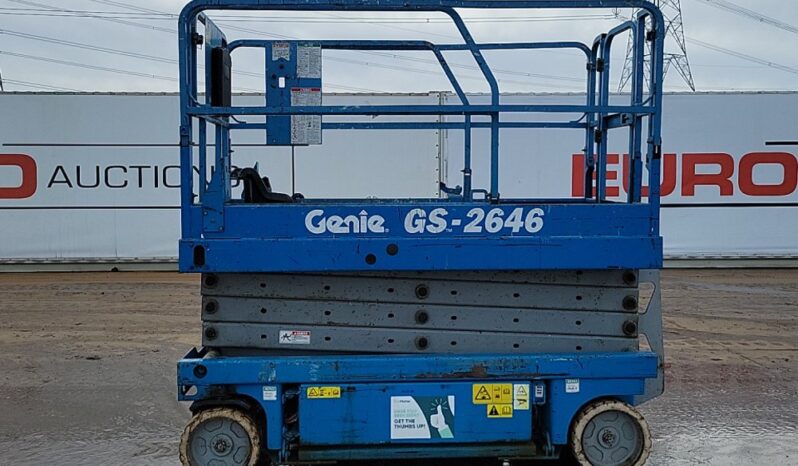 Genie GS2646 Manlifts For Auction: Leeds -27th, 28th, 29th, 30th November 24 @ 8:00am full