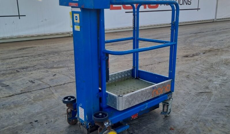 2011 Power Towers Nano Manlifts For Auction: Leeds -27th, 28th, 29th, 30th November 24 @ 8:00am