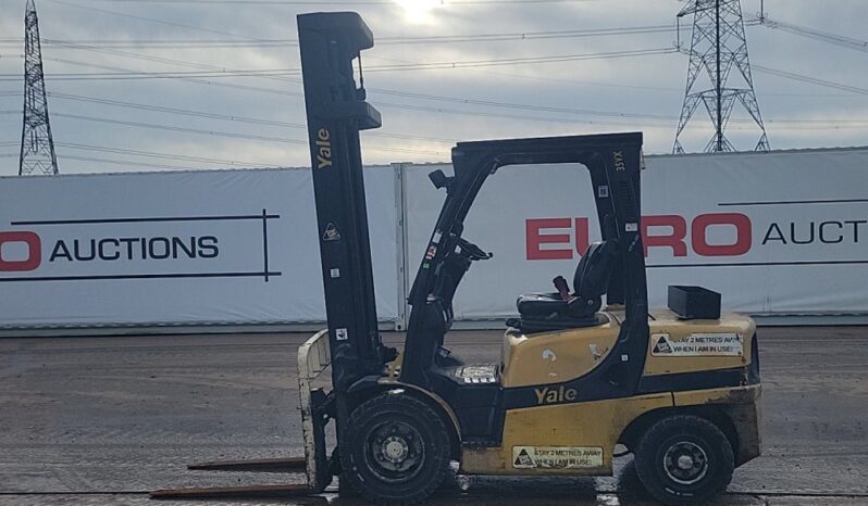 2014 Yale GDP35VX Forklifts For Auction: Leeds -27th, 28th, 29th, 30th November 24 @ 8:00am full