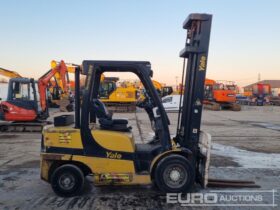 2019 Yale GDP35VX Forklifts For Auction: Leeds -27th, 28th, 29th, 30th November 24 @ 8:00am full