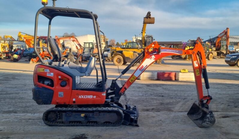 2019 Kubota KX018-4 Mini Excavators For Auction: Leeds -27th, 28th, 29th, 30th November 24 @ 8:00am full