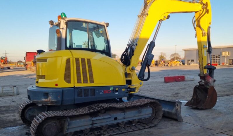 2021 Wacker Neuson EZ80 6 Ton+ Excavators For Auction: Leeds -27th, 28th, 29th, 30th November 24 @ 8:00am full