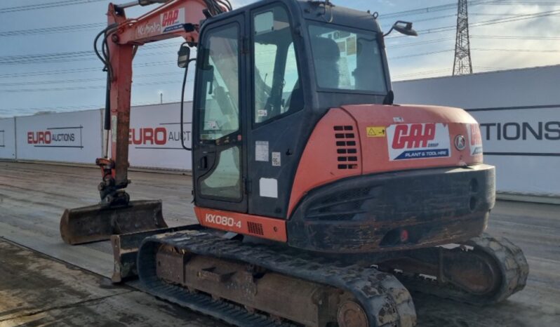 2014 Kubota KX080-4 6 Ton+ Excavators For Auction: Leeds -27th, 28th, 29th, 30th November 24 @ 8:00am full