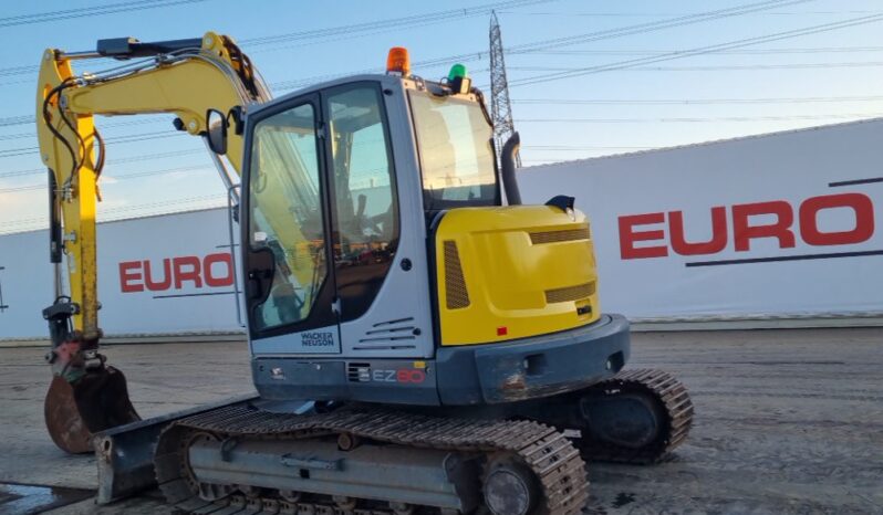 2021 Wacker Neuson EZ80 6 Ton+ Excavators For Auction: Leeds -27th, 28th, 29th, 30th November 24 @ 8:00am full