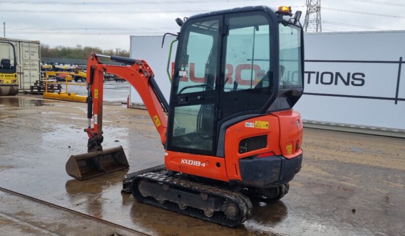 2018 Kubota KX018-4 Mini Excavators For Auction: Leeds -27th, 28th, 29th, 30th November 24 @ 8:00am full