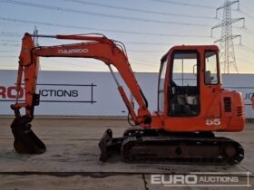 Daewoo S55 Mini Excavators For Auction: Leeds -27th, 28th, 29th, 30th November 24 @ 8:00am full