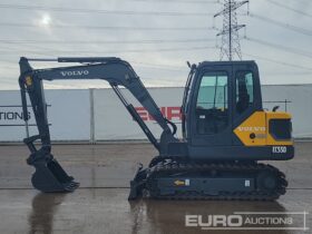 2019 Volvo EC55D Mini Excavators For Auction: Leeds -27th, 28th, 29th, 30th November 24 @ 8:00am full