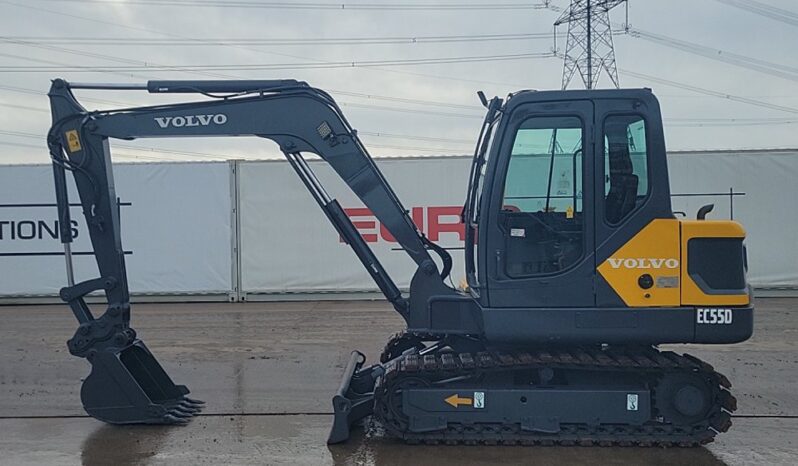 2019 Volvo EC55D Mini Excavators For Auction: Leeds -27th, 28th, 29th, 30th November 24 @ 8:00am full