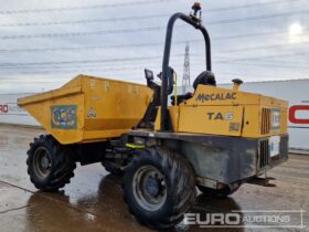 2018 Mecalac TA6 Site Dumpers For Auction: Leeds -27th, 28th, 29th, 30th November 24 @ 8:00am full