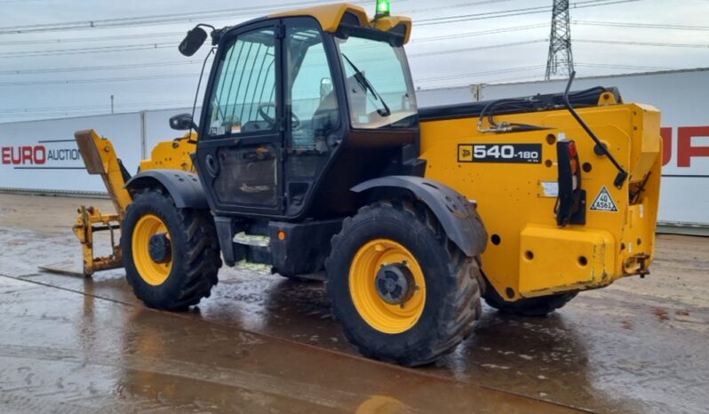 2018 JCB 540-180 Hi Viz Telehandlers For Auction: Leeds -27th, 28th, 29th, 30th November 24 @ 8:00am full