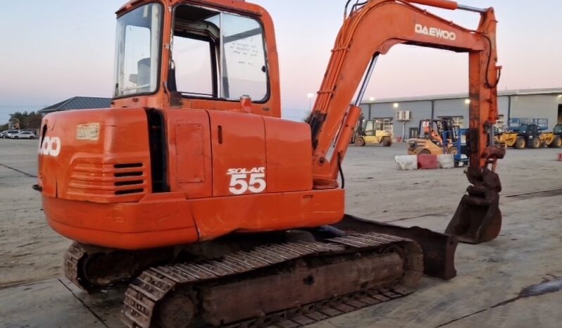 Daewoo S55 Mini Excavators For Auction: Leeds -27th, 28th, 29th, 30th November 24 @ 8:00am full