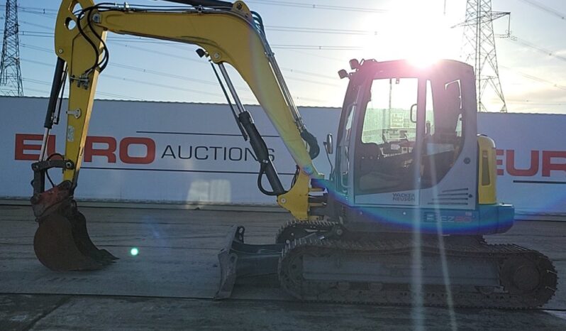 2021 Wacker Neuson EZ80 6 Ton+ Excavators For Auction: Leeds -27th, 28th, 29th, 30th November 24 @ 8:00am full