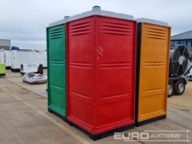 Armal Portable Single Toilet Block (4 of) (Cannot Be Reconsigned) Containers For Auction: Leeds -27th, 28th, 29th, 30th November 24 @ 8:00am full