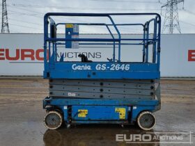 Genie GS2646 Manlifts For Auction: Leeds -27th, 28th, 29th, 30th November 24 @ 8:00am full