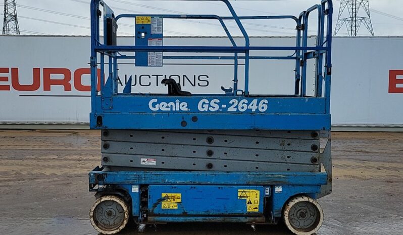 Genie GS2646 Manlifts For Auction: Leeds -27th, 28th, 29th, 30th November 24 @ 8:00am full