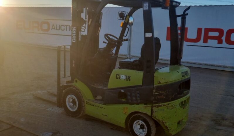 2016 Clark C18D Forklifts For Auction: Leeds -27th, 28th, 29th, 30th November 24 @ 8:00am full